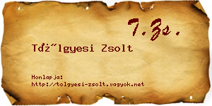 Tölgyesi Zsolt névjegykártya